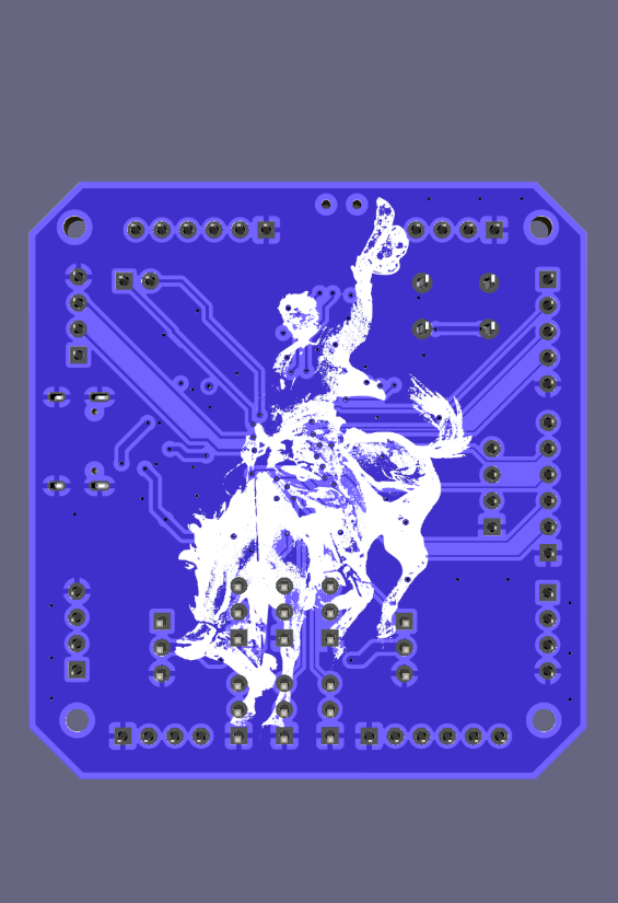 Flight Controller PCB -  Back View